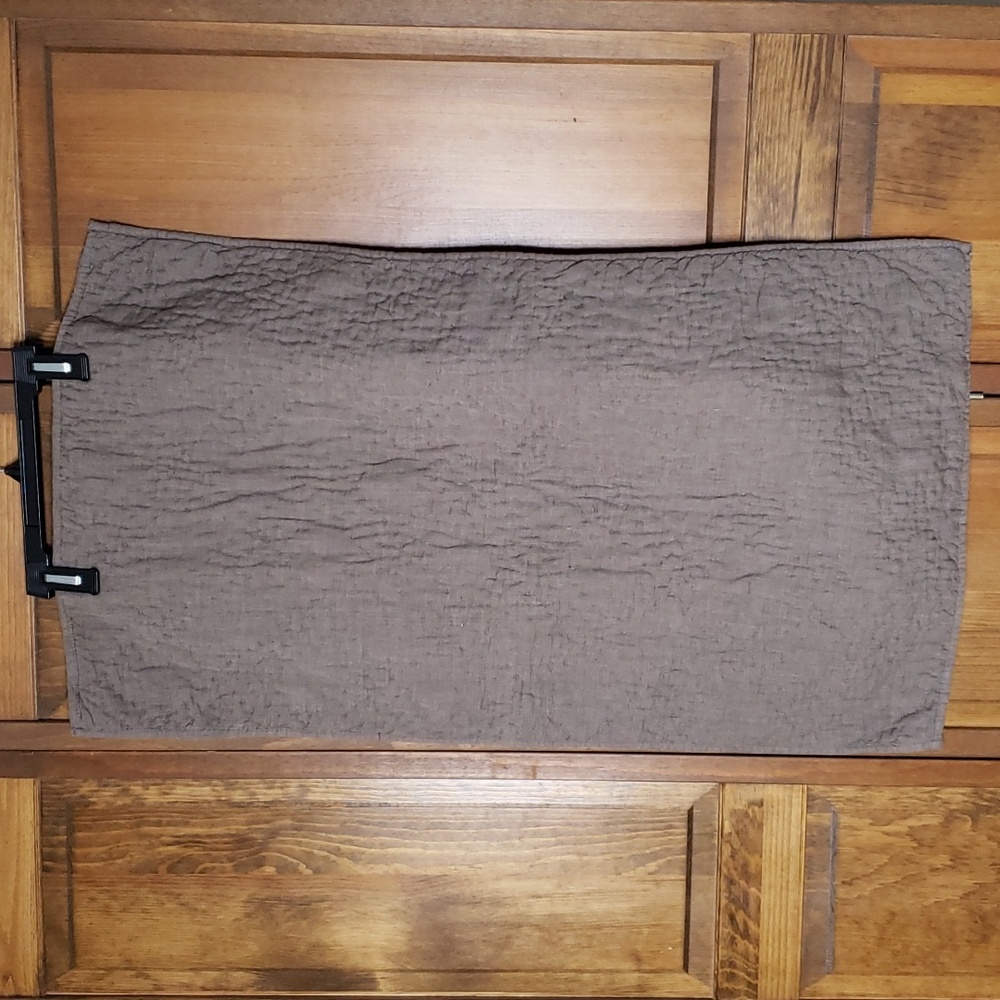 Restoration Hardware Vintage Washed Quilted Linen Pillow Sham